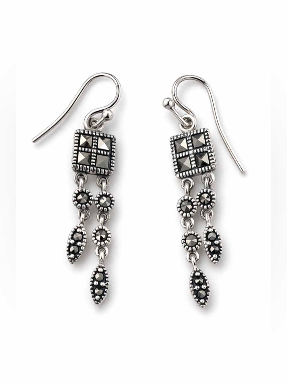 Vintage Silver Dangle Earrings